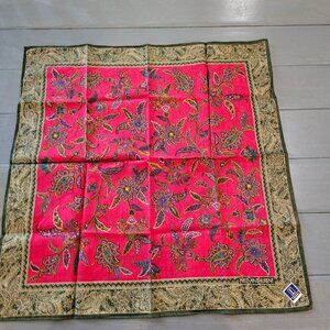Yves Saint Laurent Authentic Vintage Multicolor Floral Square Scarf Nwt